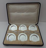 Asprey & Co. - Set 6 Sterling Silver Butter Dishes