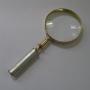 English Brass and Mother of Pearl Magnifying Glass