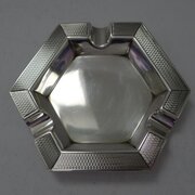 English Edwardian Solid / Sterling Silver Ashtray 