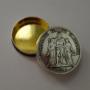 Hermes, Paris - Sterling Silver Pill Box With Coin