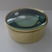 Mammoth English Antique Desk Magnifying Glass