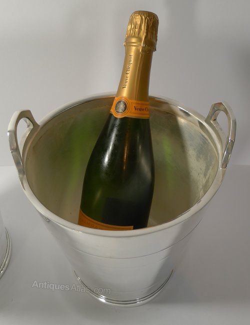 Antiques Atlas - Pair Vintage Mappin & Webb Champagne Buckets