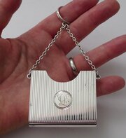 Sampson Mordan  Silver Prayer Book Holder - 1894