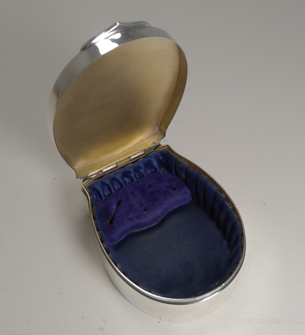Antiques Atlas Silver Horseshoe Jewellery Box By Mappin Webb