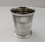 Silver Telescopic Cup / Beaker In Case - 1864