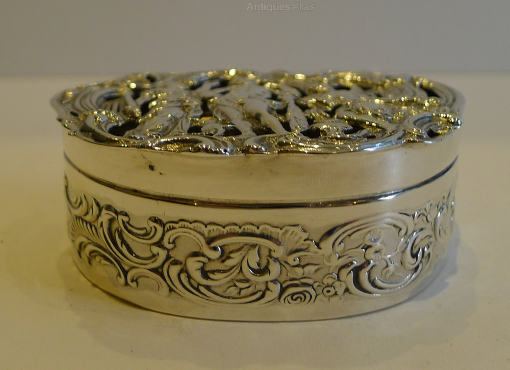 Antiques Atlas Sterling Silver Pot Pourri Box By William Comyns