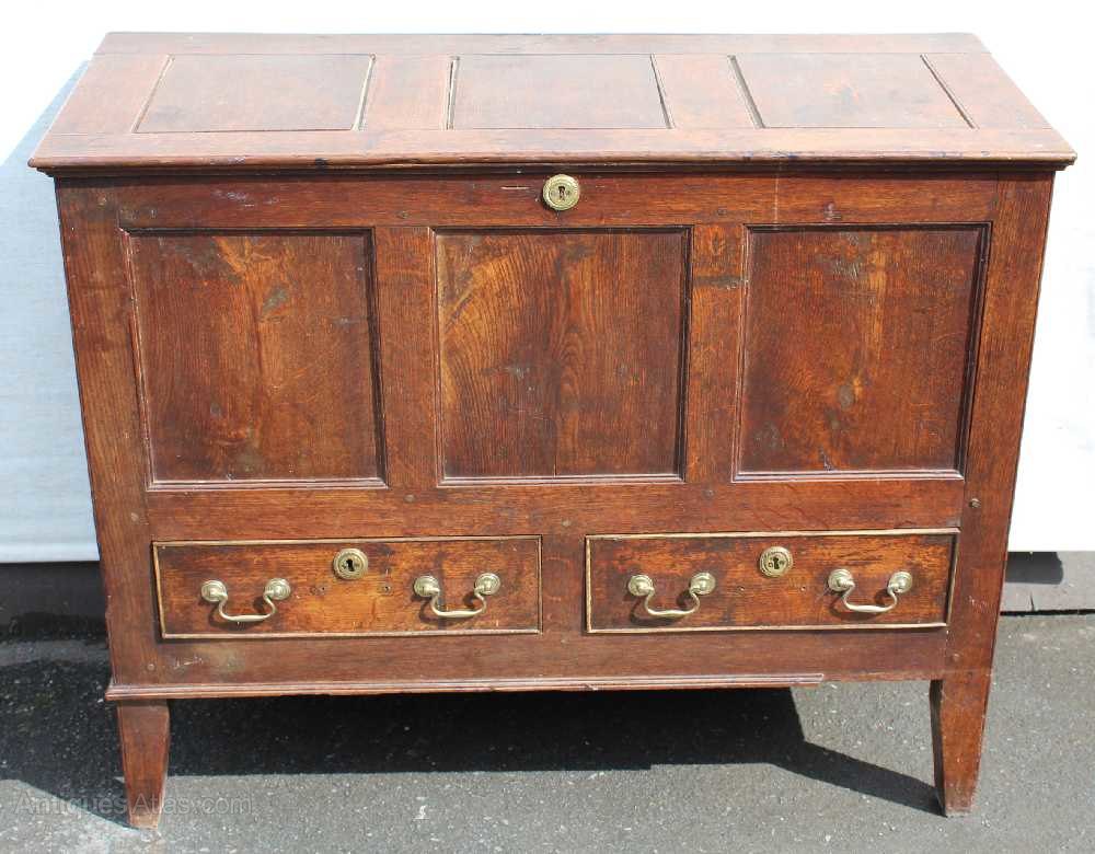 1900 S Carved Solid Oak Mule Chest Antiques Atlas