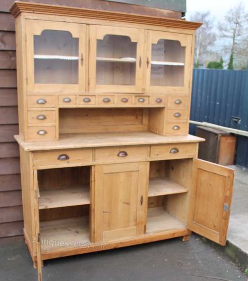 Antique Pine French Dresser With Spice Drawers Antiques Atlas