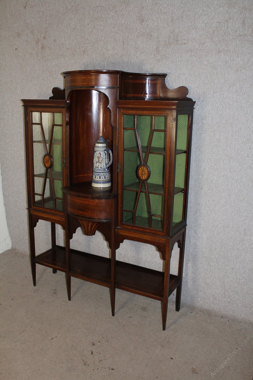 Edwardian Inlaid Mahogany China Antiques Atlas