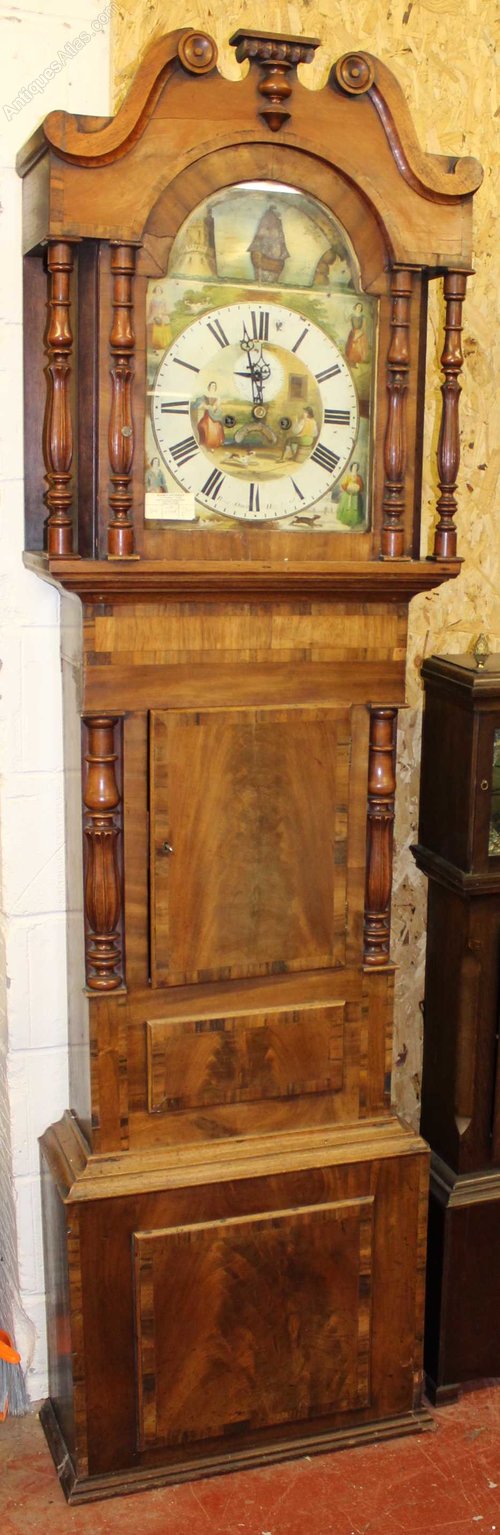 Antiques Atlas Grandfather Clock, Carved Oak Case, Yates & Son