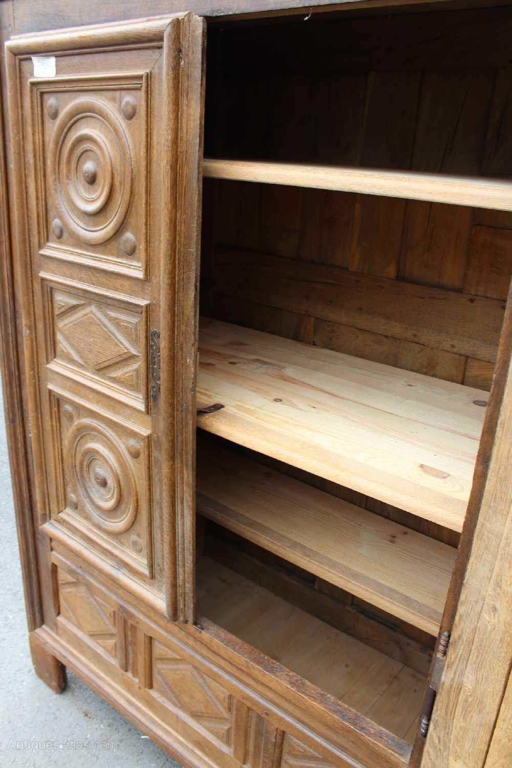 Indulge in Timeless Elegance: The Majesty of a 100-Year-Old Solid Oak Armoire