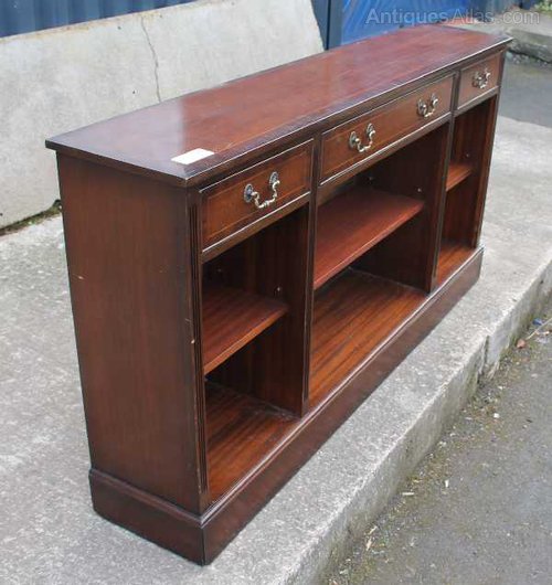 Antiques Atlas Mahogany Open Bookcase With Drawers