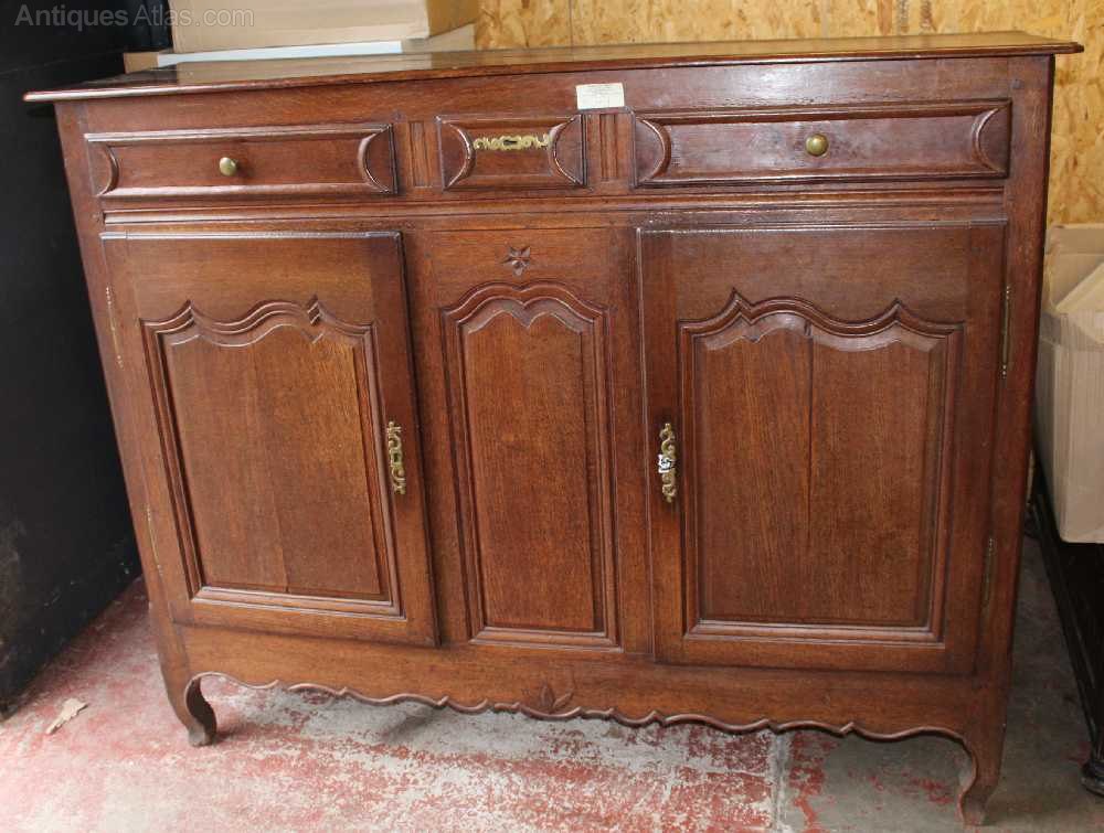 Neo Rustic 1900 -Neo Rustic Oak Sideboard From Picardie - Antiques Atlas