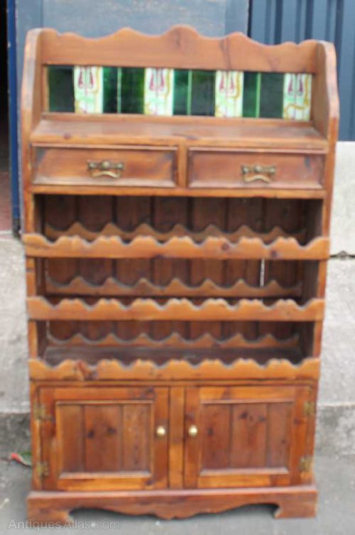 Antiques Atlas Old Pine With Wine Rack