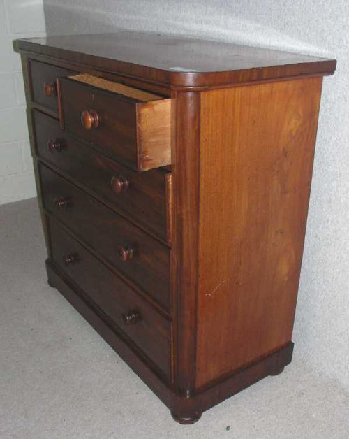Victorian Mahogany Round Corner Chest Of Drawers Antiques Atlas