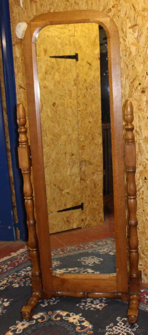Oak Cheval Mirror