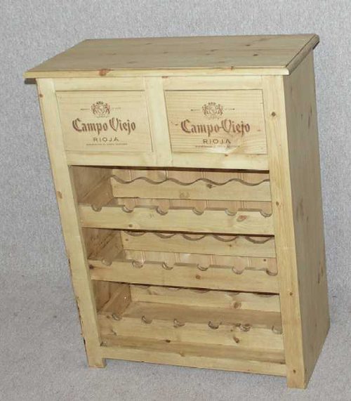 Antiques Atlas Pine Wine Rack