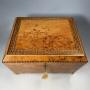 Victorian jewellery box  burr elm veneer box