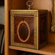 Beautiful George III Inlaid Specimen Tea Caddy