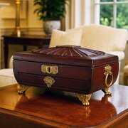 Regency Moroccan Leather Sewing Box - C.1815