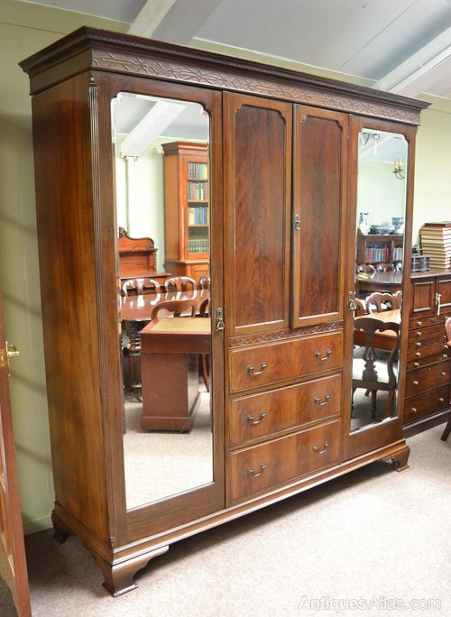 Large Mahogany Wardrobe C1900 Antiques Atlas