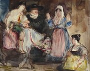 David Wilkie Study For The Wounded Guerilla