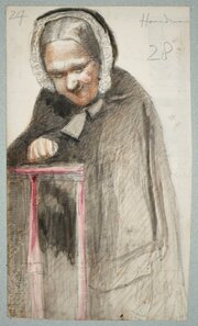 James Smetham (1821-1889) In-Court - Watercolour