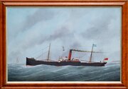 Marie-Edouard Adam 1888 – SS St. Vincent At Sea