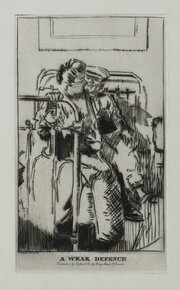 Walter Richard Sickert Etching – A Weak Defence