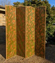 19th Century Leather Screen Aesthetic Period