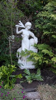 A Carved Solid Marble Sculpture Of Una & The Lion