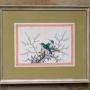 Antique Chinese Watercolour Painting Birds 