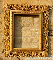 Antique Florentine Gilt Wood Picture Frame No 12