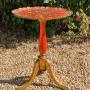 Antique Florentine Occasional Table Wine Table