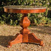 Antique French Mahogany Gueridon Table circa 1860