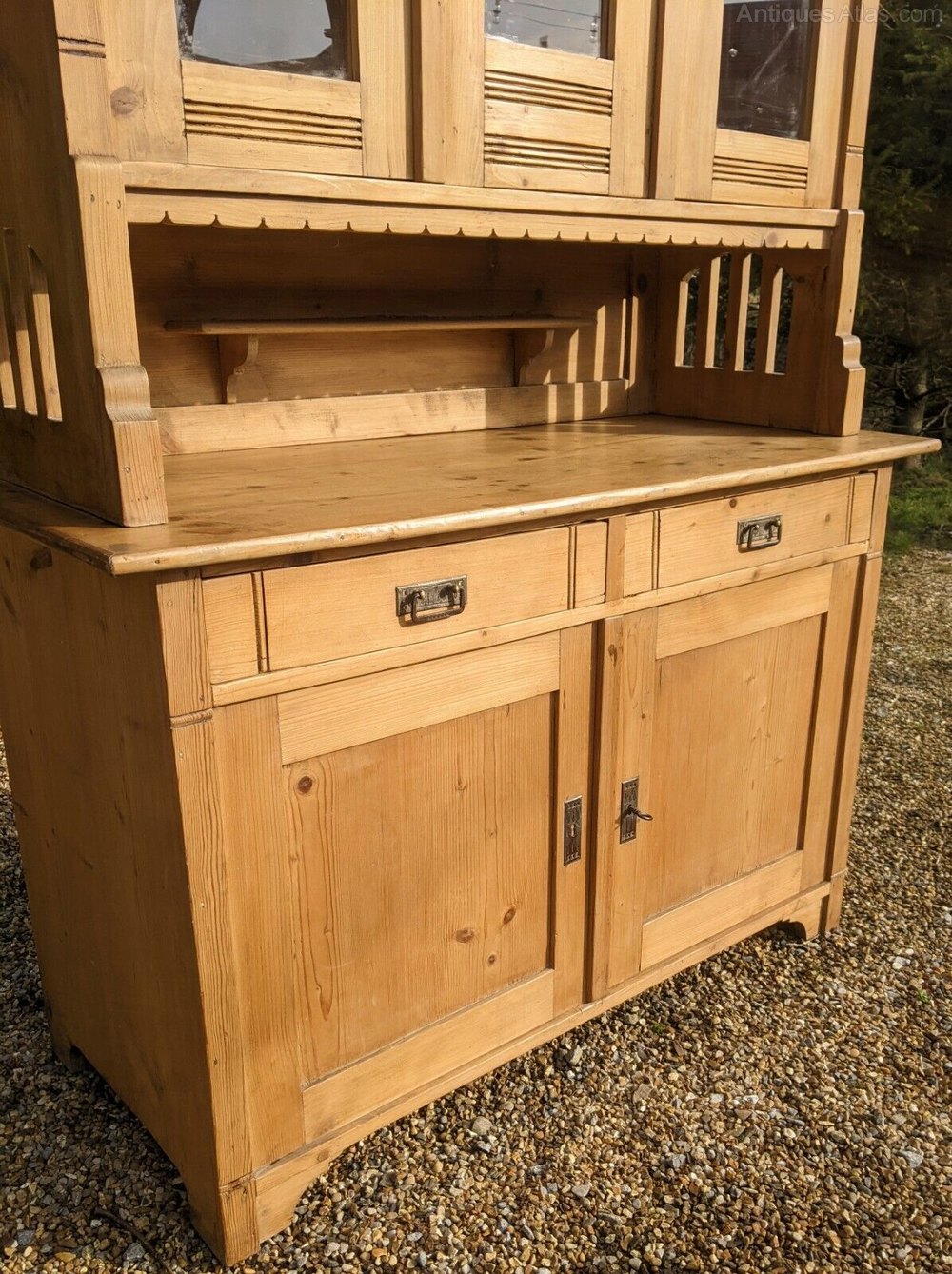 Antique Glazed Pine Dresser Antiques Atlas