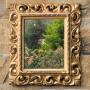 Antique Hand Carved Florentine Gilt Wood Mirror