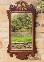 Antique Regency Pier Glass Mirror Ho Ho Bird