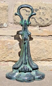 Art Nouveau Cast Iron Doorstop