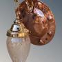 Arts and Crafts Wall Light Copper and Brass