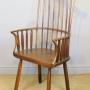 Charming 18th Century Yew Wood Comb Back Chair