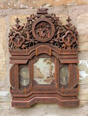 Chinese Carved Sandalwood Frame Qing Period