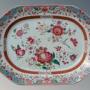 Chinese Porcelain Qianlong Famille Rose Dish