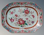 Chinese Porcelain Qianlong Famille Rose Dish