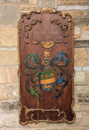 Coat Of Arms Hand Painted Dutch Nanninga Uitterdyk