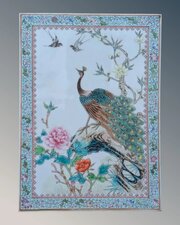 Fine Quality Chinese Porcelain Plaque Qing Dynasty