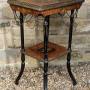 French Amboyna Marquetry Table