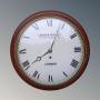Good 19th Century Mahogany Fusee Wall Clock / Stat