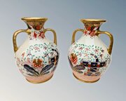 Good Pair Of Copeland Spode Imari Vases
