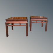 Good Pair Of Qing Period Chinese Huanghuali Tables